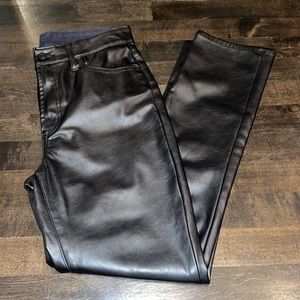 GAP leather pants